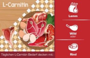 L-Carnitin in Lebensmitteln