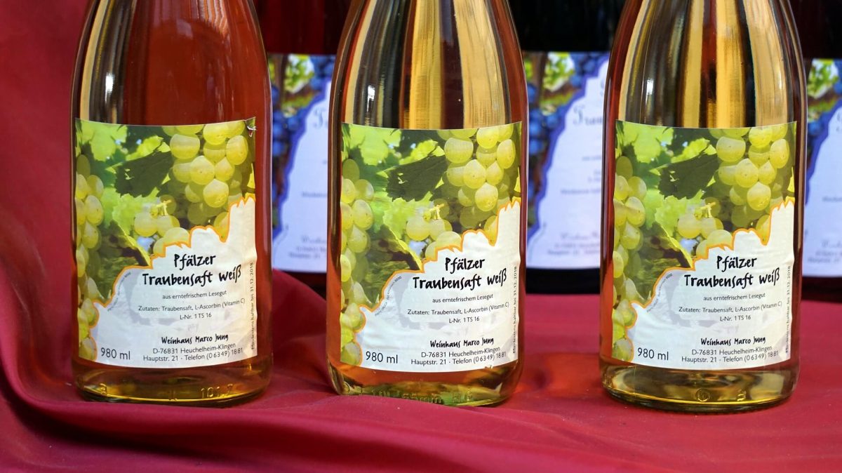 Vitamine und Nährstoffe - Traubensaft ist gesund und lecker